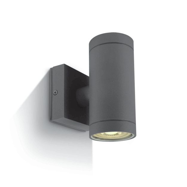 ONE Light GU10 Outdoor Cylinders - applique murale d'extérieur - Ø 6,5 x 14,2 cm - IP54 - anthracite