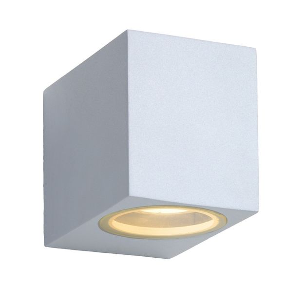 Lucide Zora 1 - applique murale extérieure - 6,5 x 9 x 8 cm - 5W LED dimmable incl. - IP44 - blanc