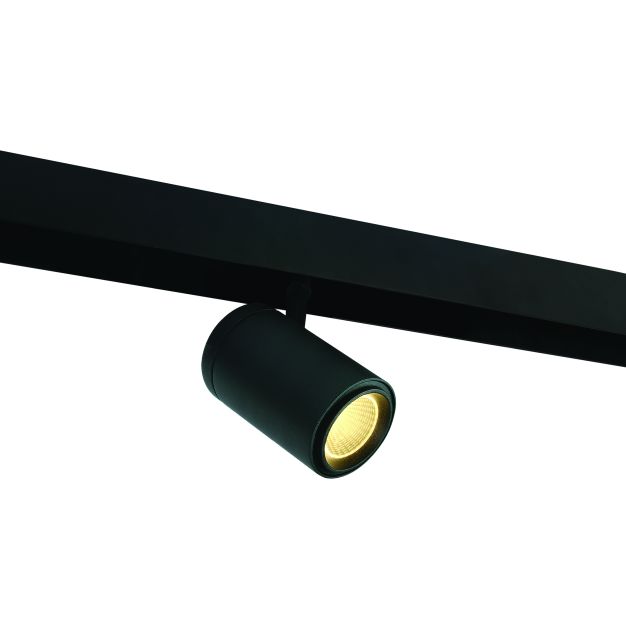 ONE Light système de rail magnétique - Luminaires sur rail - spot sur rail - Ø 7,3 x 13,6 cm - 24W DALI dimmable LED incl. - noir