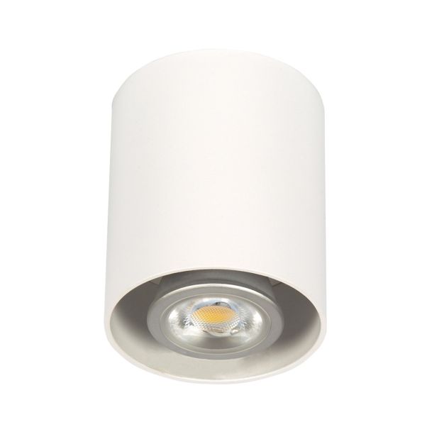 VK Lighting Simio - Spot en saillie - Ø 8 x 9,5 cm - blanc