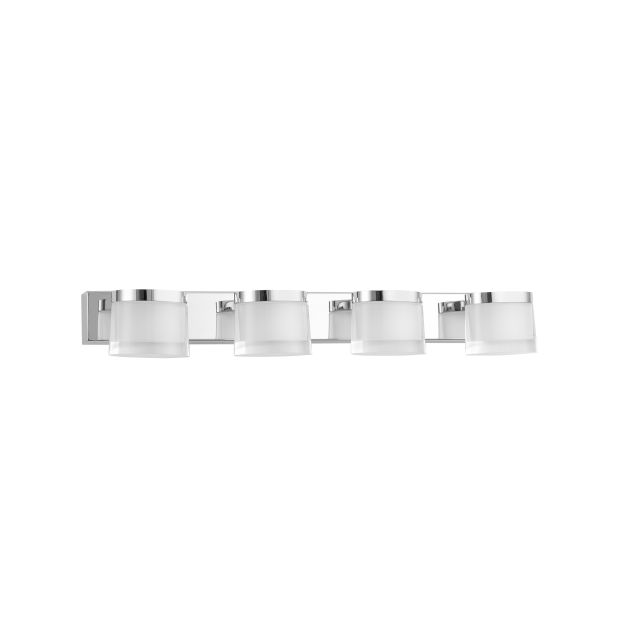 Nova Luce Sabia - miroir lumineux - 51 x 9,8 x 7,5 cm - 20W LED incl. - IP44 - chrome