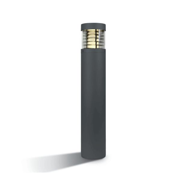 ONE Light LED Bollards Range - lampe de jardin - Ø 12 x 85 cm - 15W LED incl. - IP54 - anthracite