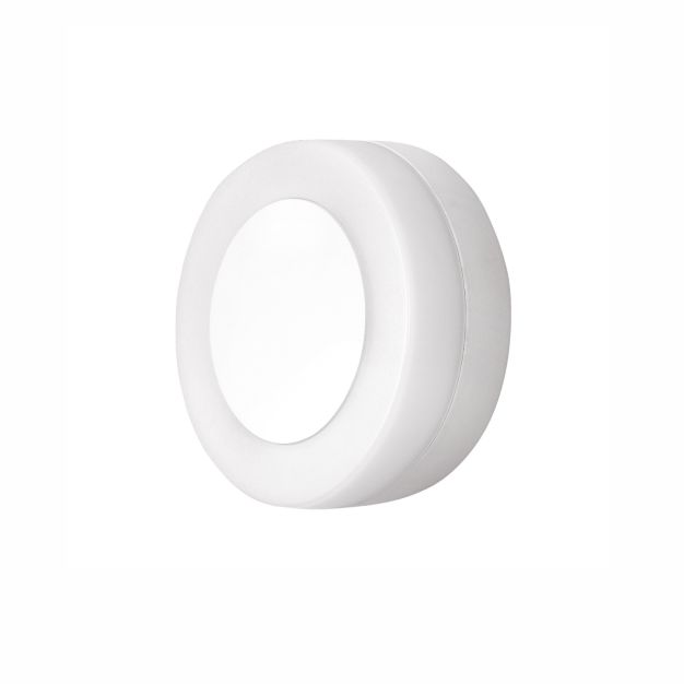 Nova Luce Tune - applique d'extérieur - Ø 15 x 5,5 cm - 9W LED incl. - IP65 - blanc