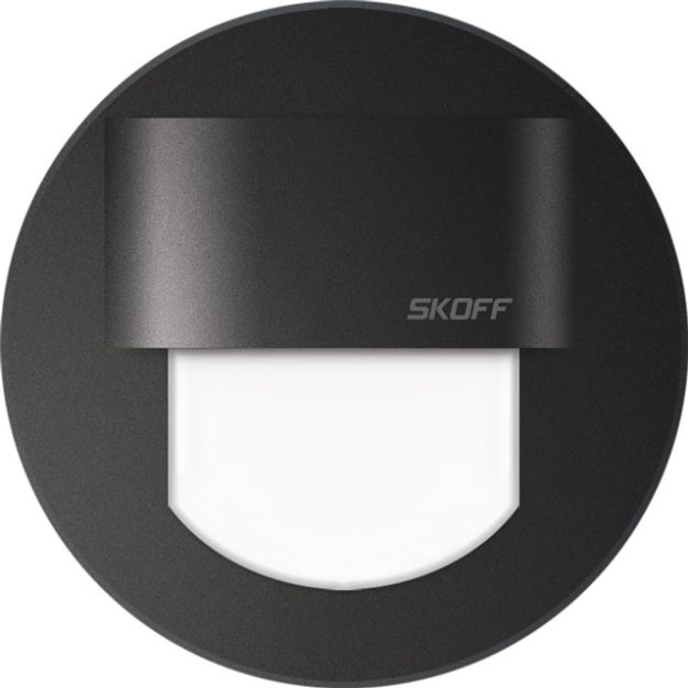 Skoff Rueda Mini - applique encastrée - Ø 60 mm - IP66 - 0,4W LED incl. - noir mat