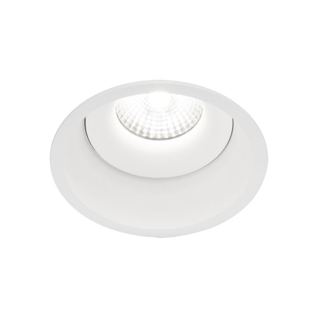 Nova Luce Lazio - spot encastrable - Ø 90 mm, Ø 82 mm encastrable - IP54 - blanc