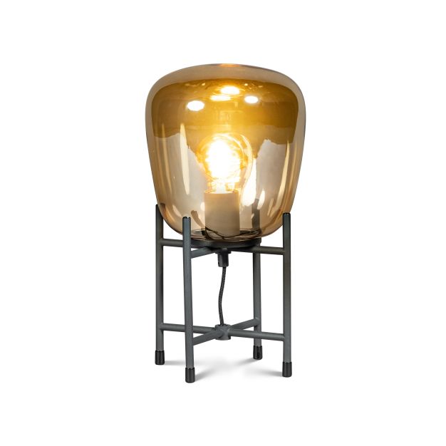 ETH Benn Gold - lampe à poser - Ø 20 x 40,7 cm - noir et or