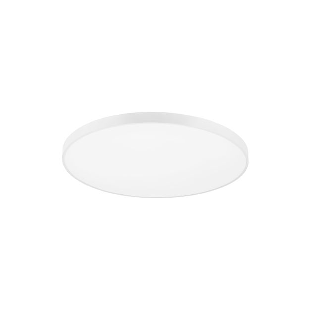 Nova Luce Perfect Profile - plafonnier - Ø 100 x 10 cm - 120W LED dimmable incl. - blanc