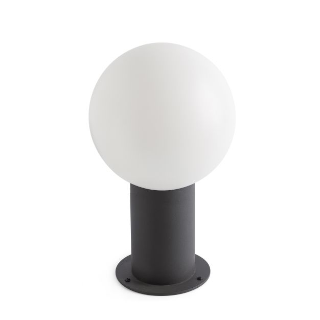 Faro Moon - lampe de jardin - Ø 18 x 30 cm - IP44 - gris foncé