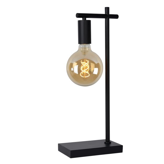 Lucide Leanne - lampe à poser - 52 cm - noir