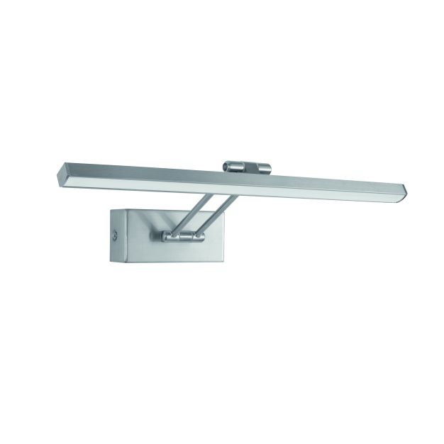 Nova Luce Marnell - applique murale - 37,6 x 20,5 x 5,5 cm - 12W LED incl. - nickel