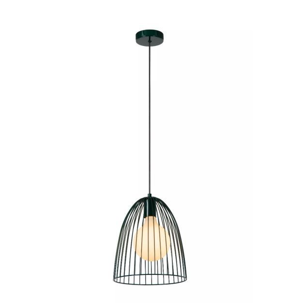 Lucide Macarons - lampe suspendue - Ø 24,5 x 163 cm - vert