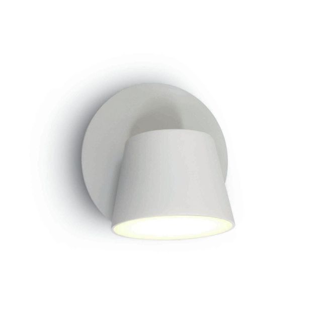 ONE Light Hotel Reading Spots - spot en saillie 1L - 12 x 9 x 12 cm - 6W LED incl. - blanc