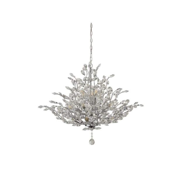 Searchlight Bouquet - lampe suspendue - Ø 84 x 158 cm - chrome