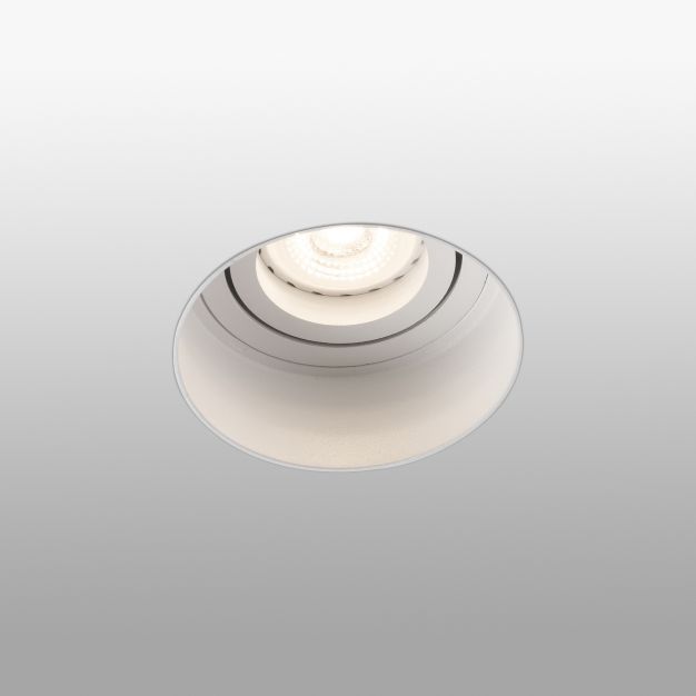 Faro Hyde Trimless - spot encastré - Ø 82 mm, Ø 83 mm encastré - blanc mat