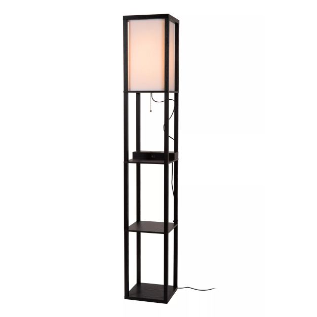 Lucide Menno - lampadaire - 26 x 26 x 162,7 cm - noir