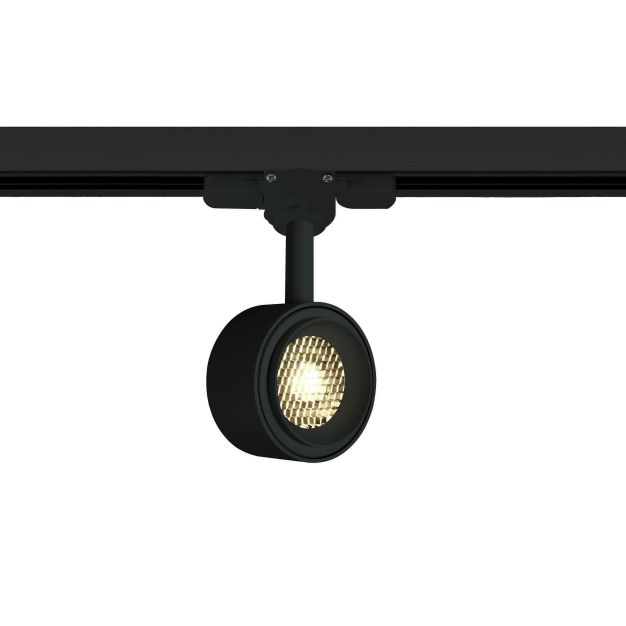 ONE Light Honeycomb - spot sur rail - système de rail triphasé - Ø 7 x 10 cm - 8W LED dimmable incl. - noir