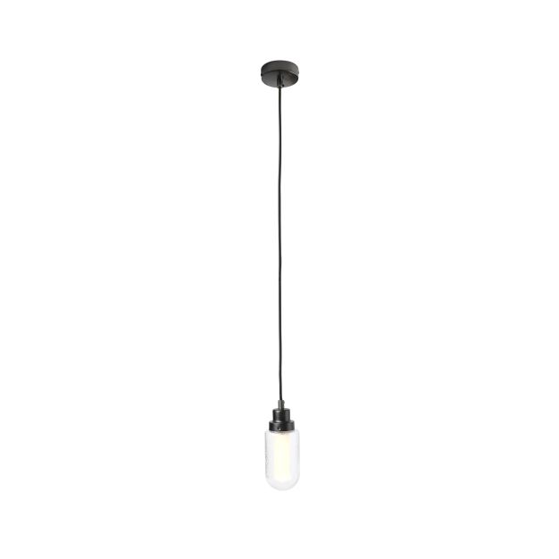 Faro Brume - lampe suspendue - Ø 8 x 19 cm - vieil acier