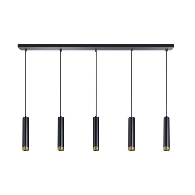 ETH Miller - lampe suspendue - 120 x 9 x 200 cm - noir