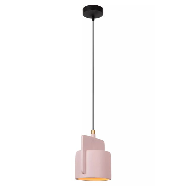 Lucide Ninja - lampe suspendue - 19 x 16 x 120 cm - rose