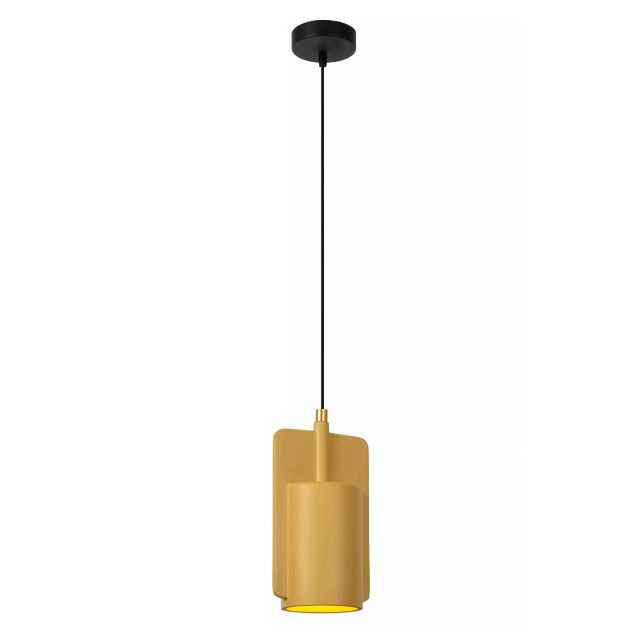 Lucide Ninja - lampe suspendue - 15,5 x 11,5 x 120 cm - jaune