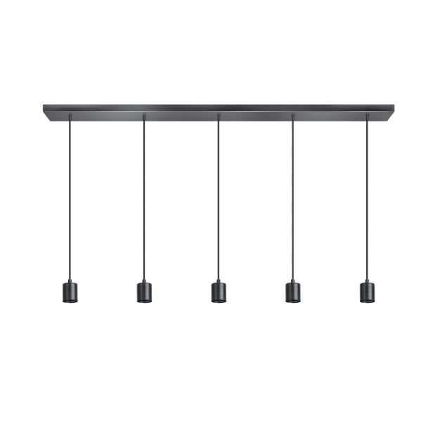 ETH Origin - lampe suspendue sans verre - 120 x 10 x 200 cm - noir