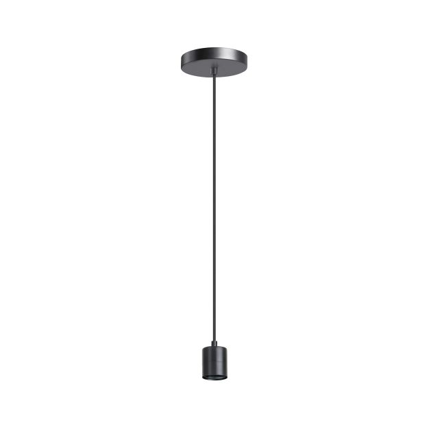 ETH Origin - lampe suspendue sans verre - Ø 12 x 200 cm - noir