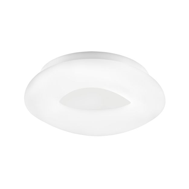 Nova Luce Cia - plafonnier - Ø 45 x 9,5 cm - 38W LED dimmable incl. - blanc