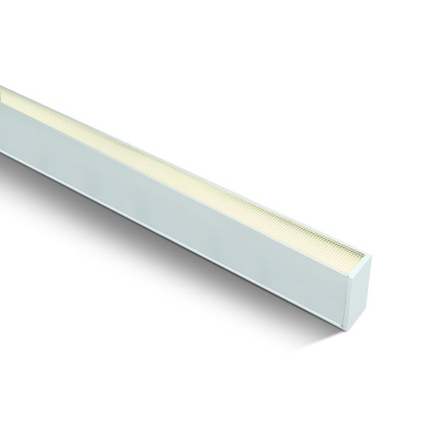 ONE Light LED Profils linéaires Medium - 7 x 3,5 cm - 150 cm de longueur - 50W LED incl. - blanc - couleur de lumière blanc chaud