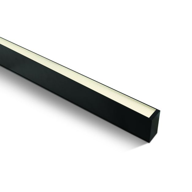 ONE Light LED Linear Profiles Medium - 7 x 3,5 cm - 150 cm de longueur - 50W LED incl. - noir - couleur de lumière blanc chaud