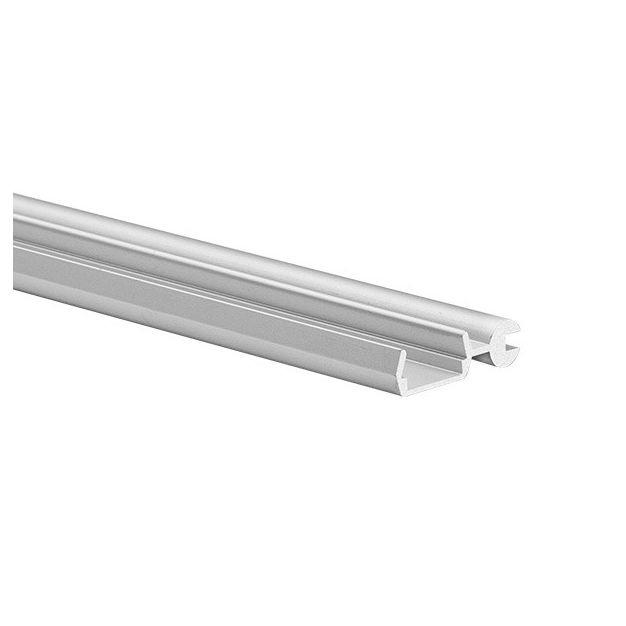 Klus POLI - Profilé LED - 1,3 cm x 0,7 cm - longueur 200cm - argent anodisé