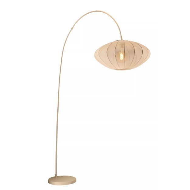 Lucide Corina - lampadaire - 131 x 55 x 192 cm - beige