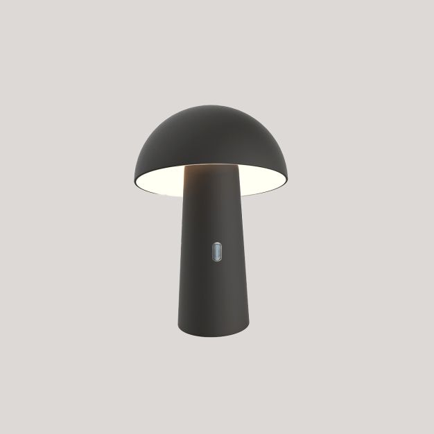 New Garden Shitake - lampe de table d'extérieur - Ø16,5 x 25,5 cm - 7,5W LED incl. - IP44 - noir