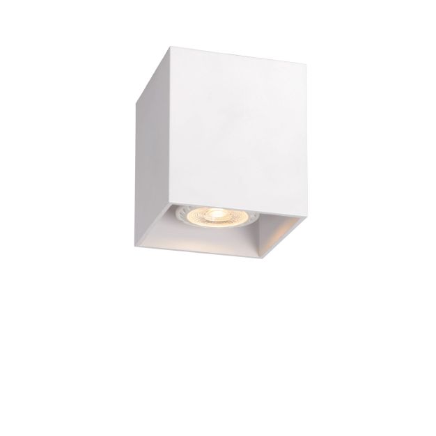 Lucide Bodi Square - spot en saillie - 8,2 x 8,2 x 9,5 cm - blanc