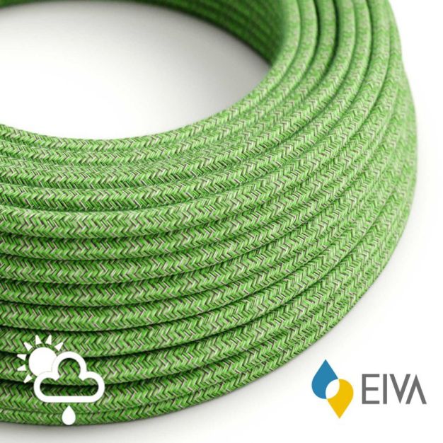 Creative Cables EIVA - cordon textile - IP65 - par 100 cm - vert