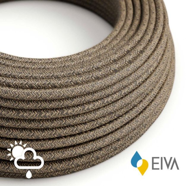 Creative Cables EIVA - cordon textile - IP65 - par 100 cm - marron