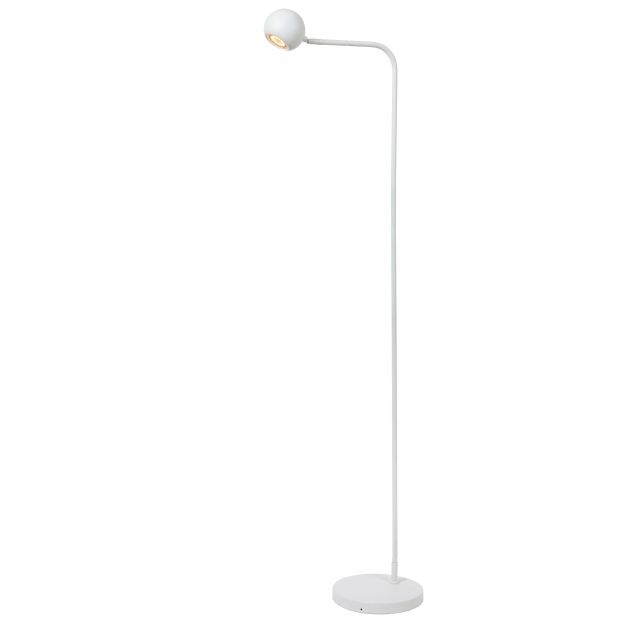 Lucide Comet - lampadaire rechargeable - 38,1 x 22 x 138 cm - 3 step dimmer - 3W dimmable LED incl - blanc