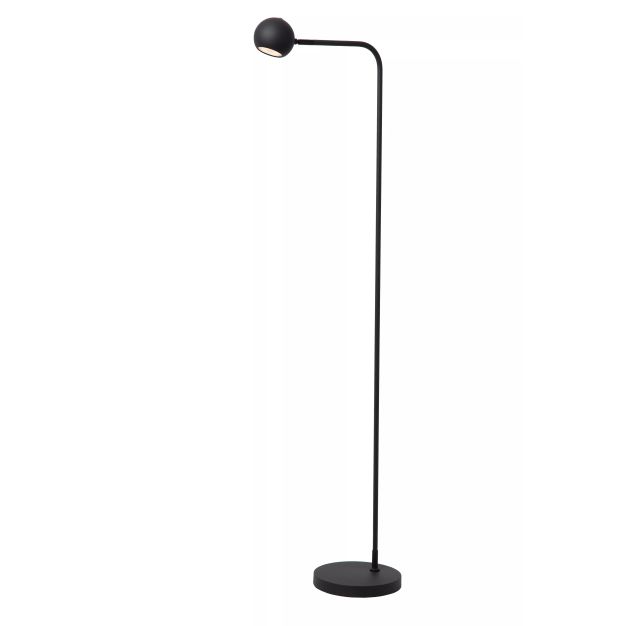 Lucide Comet - lampadaire rechargeable - 38,1 x 22 x 138 cm - 3 step dimmer - 3W dimmable LED incl - noir