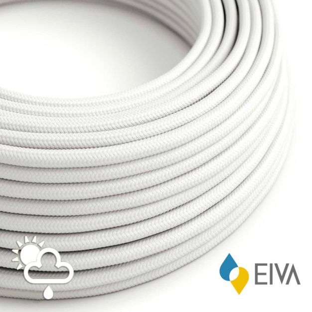 Creative Cables EIVA - cordon textile - IP65 - par 100 cm - blanc