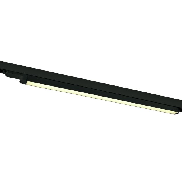 ONE Light LED Linear Track Light - Système de rail triphasé - 121 x 3 x 3 cm - 25W LED incl. - noir - couleur de lumière blanc chaud