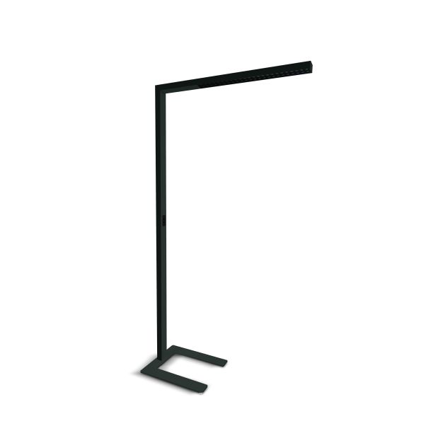 ONE Light Office Floor Stand Range - lampadaire - 200 cm - 75W dimmable LED incl - noir