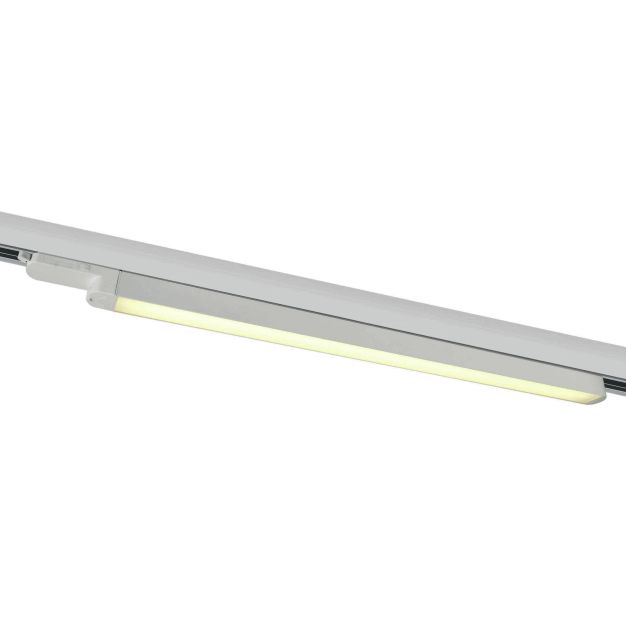 ONE Light LED Linear Track Light - Système de rail triphasé - 65 x 3 x 3 cm - 16W LED incl. - blanc - couleur de lumière blanc chaud