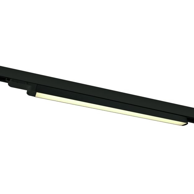 ONE Light LED Linear Track Light - Système de rail triphasé - 65 x 3 x 3 cm - 16W LED incl. - noir - couleur de lumière blanc chaud