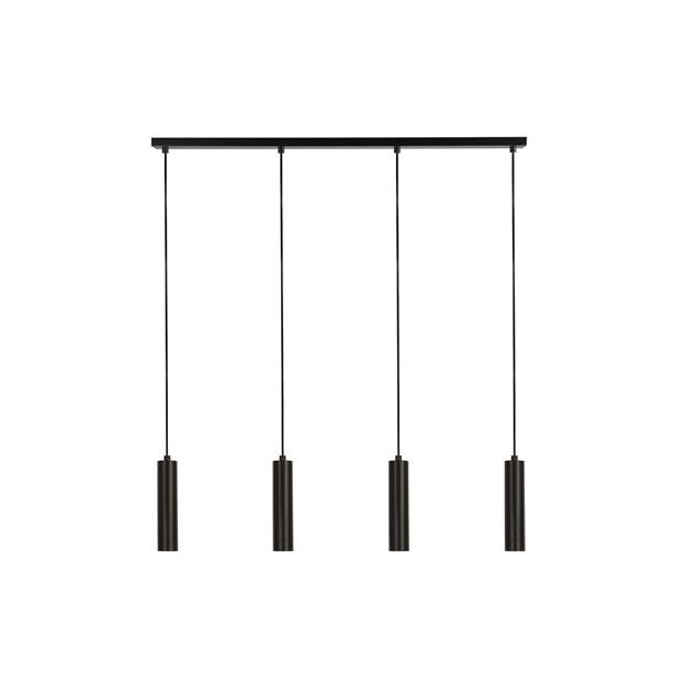 Searchlight Dulwich - lampe suspendue 4L - 6 x 80 x 120 cm - noir