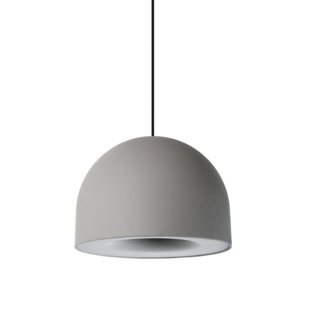 VK Lighting Koula - lampe suspendue - Ø 50 x 175 cm - gris