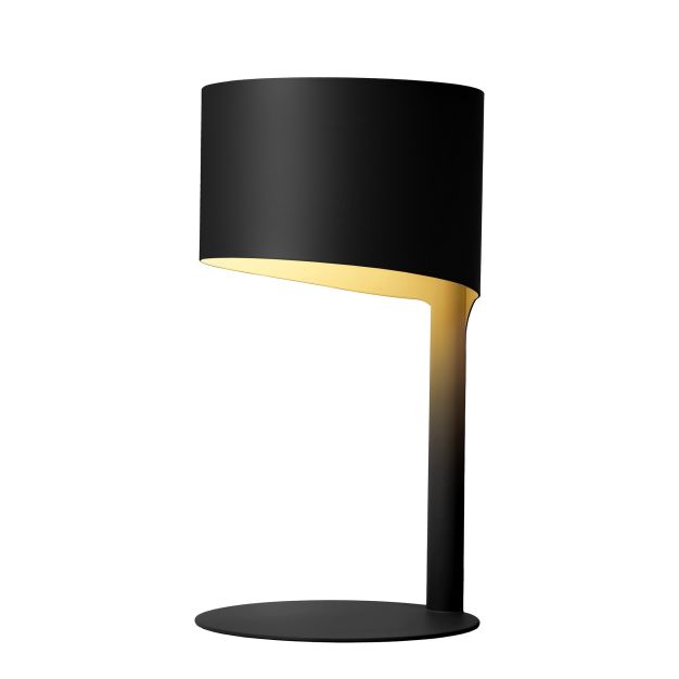 Lucide Knulle - lampe à poser - 28cm - noir