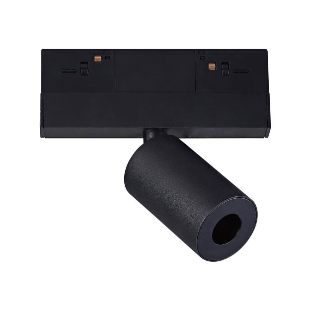 VK Lighting - système de rail magnétique - spot sur rail - 13,9 x 4,5 x 12,6 cm - 3W LED incl. - 1-10V dimmable - noir