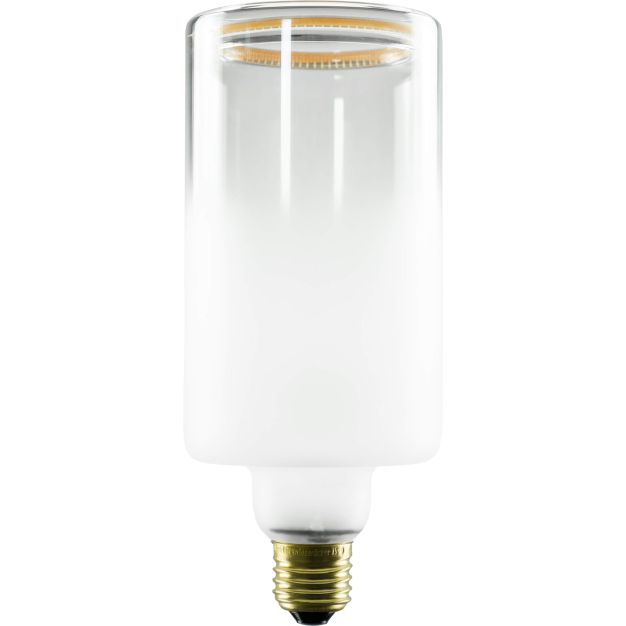 Segula Ampoule LED - Cylindre flottant - Ø 9 x 21 cm - E27 - 4,5W dimmable - 2200K - fade frost