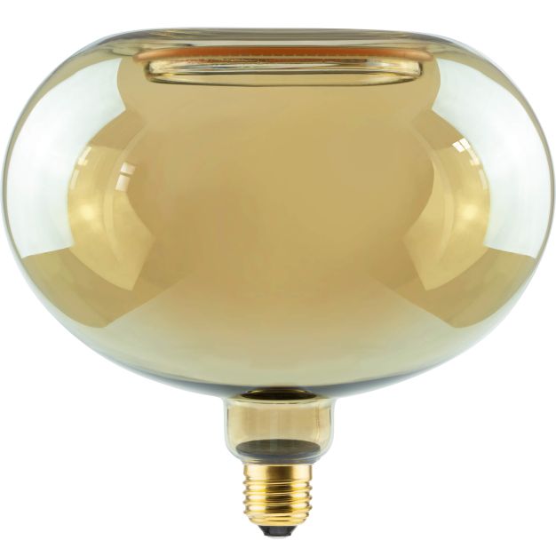 Segula Ampoule LED - Ovale flottante - Ø 20 x 19 cm - E27 - 4,5W dimmable - 2200K - ambre