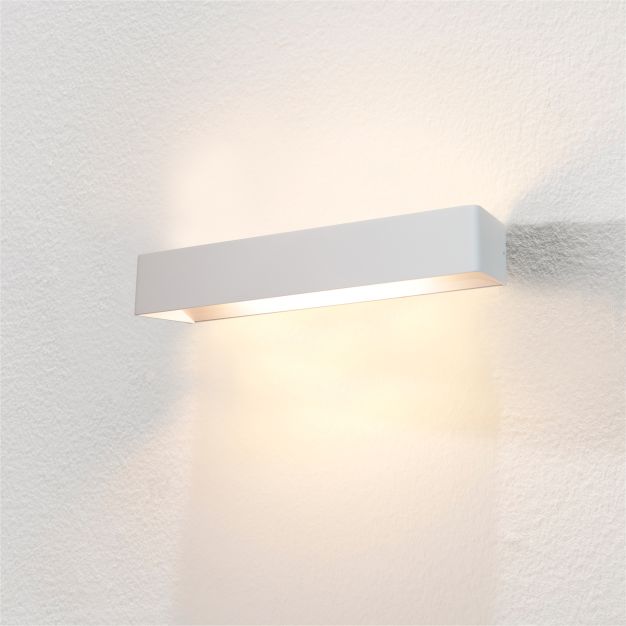 Artdelight Mainz XL - applique murale - 50 x 10 x 7 cm - 2 x 6,3W LED dimmable incl. - blanc