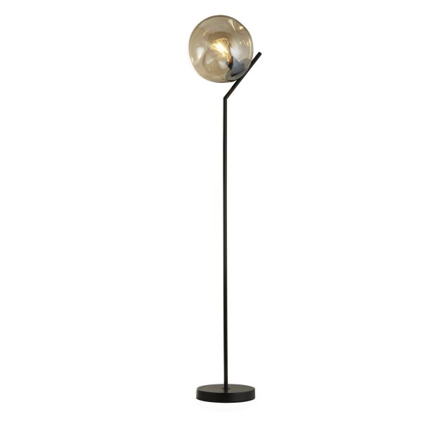 Searchlight Punch - lampadaire - 30 x 150 cm - noir et champagne